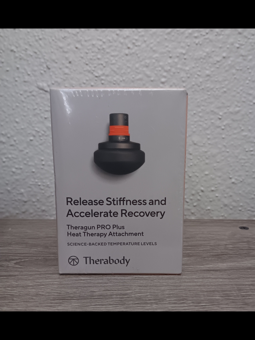 Therabody Theragun PRO Plus Heat Therapy Attachment - Black with Orange Accent